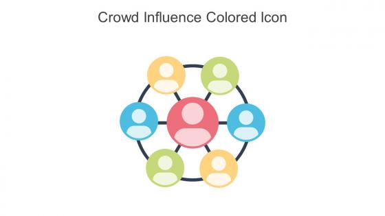 Crowd Influence Colored Icon In Powerpoint Pptx Png And Editable Eps Format