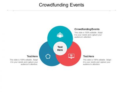Crowdfunding events ppt powerpoint presentation icon show cpb