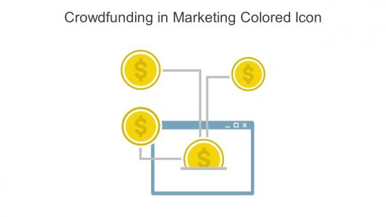 Crowdfunding In Marketing Colored Icon In Powerpoint Pptx Png And Editable Eps Format