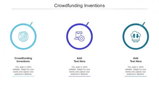 Crowdfunding Inventions Ppt Powerpoint Presentation Samples Cpb