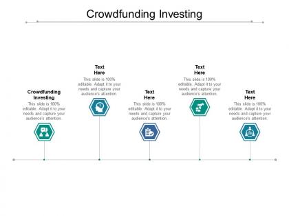 Crowdfunding investing ppt powerpoint presentation outline ideas cpb