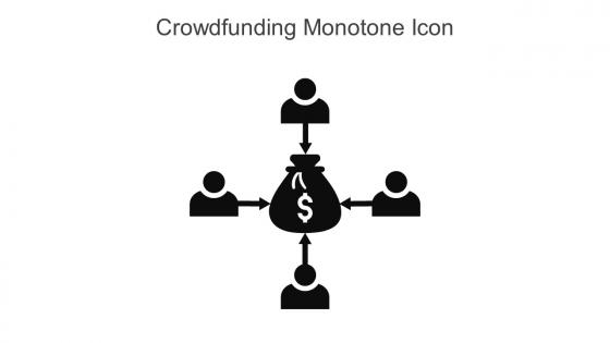 Crowdfunding Monotone Icon In Powerpoint Pptx Png And Editable Eps Format