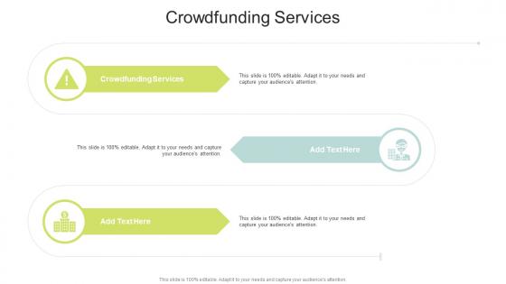 Crowdfunding Services In Powerpoint And Google Slides Cpb