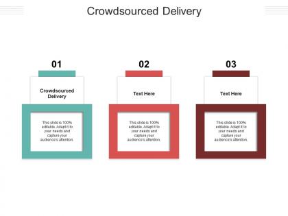 Crowdsourced delivery ppt powerpoint presentation styles graphic tips cpb