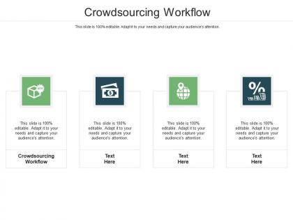Crowdsourcing workflow ppt powerpoint presentation infographic template examples cpb