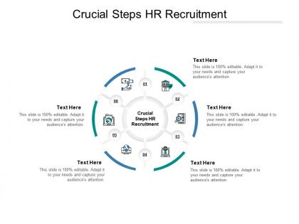 Crucial steps hr recruitment ppt powerpoint presentation icon objects cpb