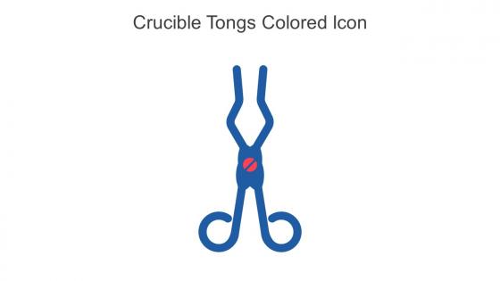 Crucible Tongs Colored Icon In Powerpoint Pptx Png And Editable Eps Format