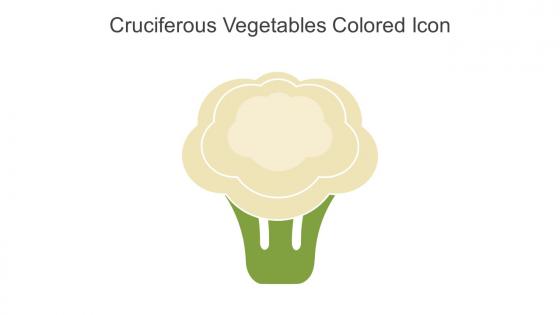 Cruciferous Vegetables Colored Icon In Powerpoint Pptx Png And Editable Eps Format