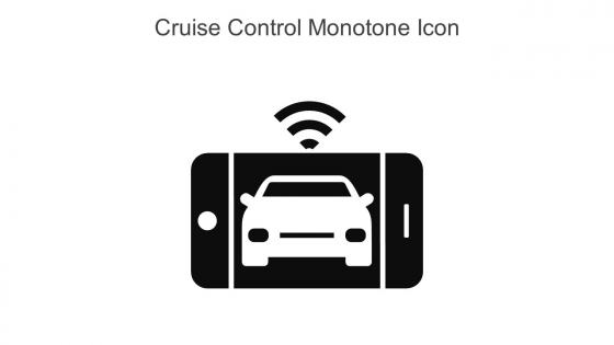 Cruise Control Monotone Icon In Powerpoint Pptx Png And Editable Eps Format