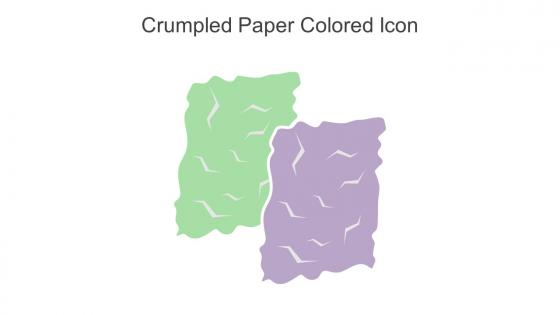 Crumpled Paper Colored Icon In Powerpoint Pptx Png And Editable Eps Format