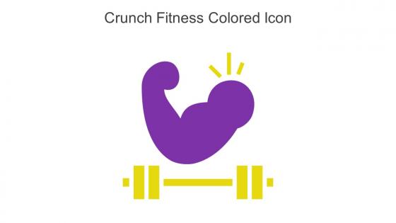 Crunch Fitness Colored Icon In Powerpoint Pptx Png And Editable Eps Format