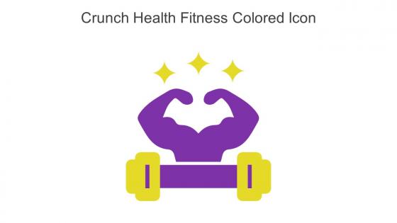 Crunch Health Fitness Colored Icon In Powerpoint Pptx Png And Editable Eps Format