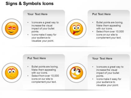 Crying naughty face happiness faces ppt icons graphics
