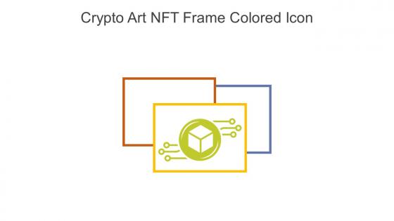 Crypto Art NFT Frame Colored Icon In Powerpoint Pptx Png And Editable Eps Format