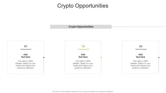 Crypto Opportunities In Powerpoint And Google Slides Cpb