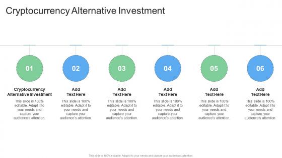 Cryptocurrency Alternative Investment In Powerpoint And Google Slides Cpb