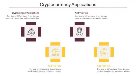 Cryptocurrency Applications Ppt Powerpoint Presentation Professional Show Cpb