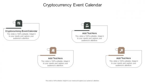 Cryptocurrency Event Calendar In Powerpoint And Google Slides Cpb
