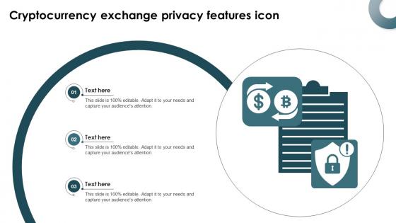 Cryptocurrency Exchange Privacy Features Icon
