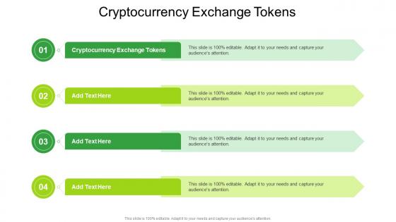 Cryptocurrency Exchange Tokens In Powerpoint And Google Slides Cpb
