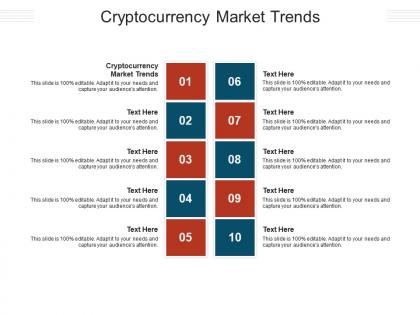 Cryptocurrency market trends ppt powerpoint presentation show demonstration cpb