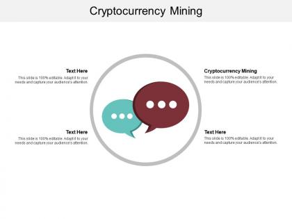 Cryptocurrency mining ppt powerpoint presentation icon format ideas cpb