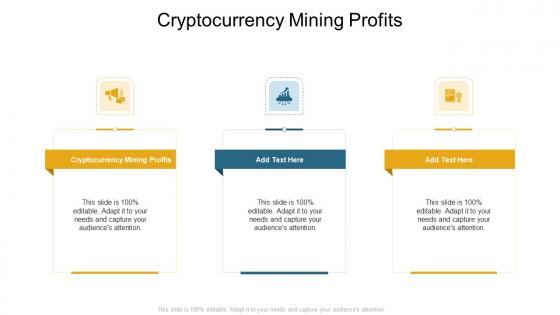 Cryptocurrency Mining Profits In Powerpoint And Google Slides Cpb