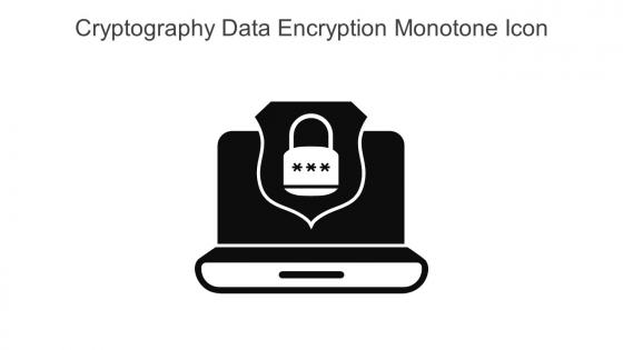 Cryptography Data Encryption Monotone Icon In Powerpoint Pptx Png And Editable Eps Format
