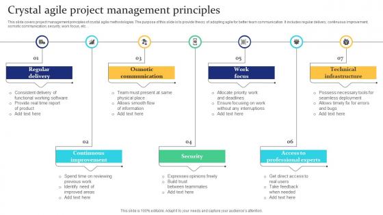 Crystal Agile Project Management Principles