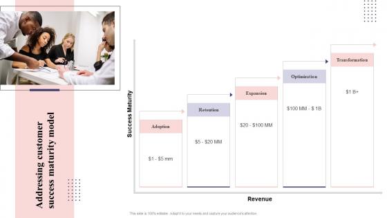 CS Playbook Addressing Customer Success Maturity Model Ppt Slides Icons
