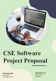 CSE Software Project Proposal Report Sample Example Document