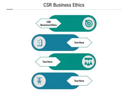 Csr business ethics ppt powerpoint presentation outline example cpb