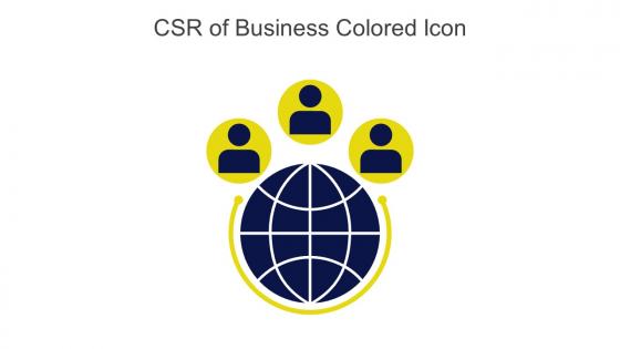 CSR Of Business Colored Icon In Powerpoint Pptx Png And Editable Eps Format