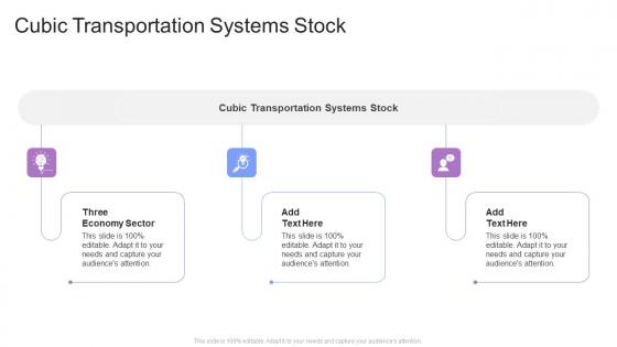 Cubic Transportation Systems Stock In Powerpoint And Google Slides Cpb
