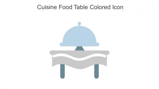 Cuisine Food Table Colored Icon In Powerpoint Pptx Png And Editable Eps Format