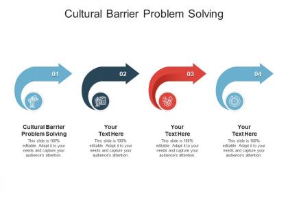 Cultural barrier problem solving ppt powerpoint presentation infographics visuals cpb