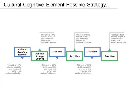 Cultural cognitive element possible strategy choices internal business analysis