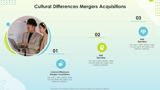 Cultural Differences Mergers Acquisitions In Powerpoint And Google Slides Cpb