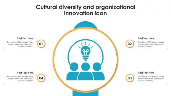 Cultural Diversity And Organizational Innovation Icon
