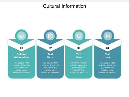 Cultural information ppt powerpoint presentation ideas slide download cpb