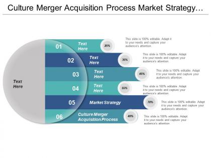 Culture merger acquisition process market strategy optimization strategy cpb