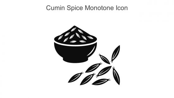 Cumin Spice Monotone Icon In Powerpoint Pptx Png And Editable Eps Format