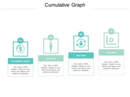 Cumulative graph ppt powerpoint presentation portfolio deck cpb