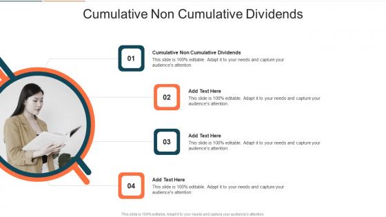 Cumulative Non Cumulative Dividends In Powerpoint And Google Slides Cpb