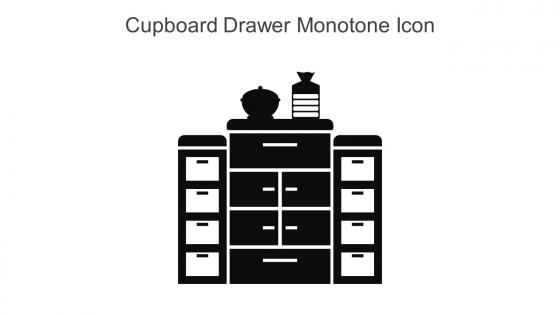 Cupboard Drawer Monotone Icon In Powerpoint Pptx Png And Editable Eps Format