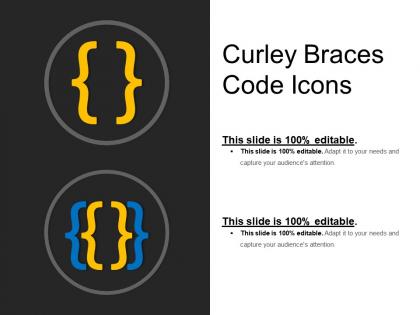 Curley braces code icons
