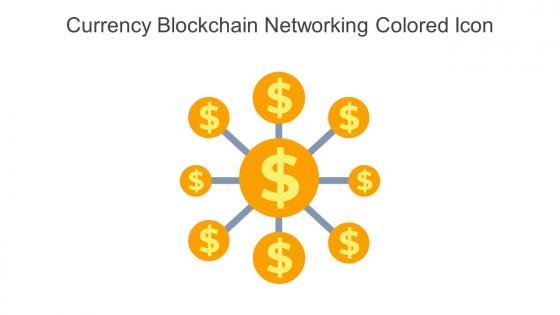Currency Blockchain Networking Colored Icon In Powerpoint Pptx Png And Editable Eps Format