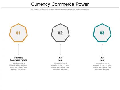 Currency commerce power ppt powerpoint presentation infographics cpb