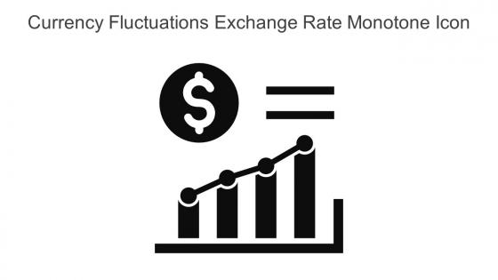 Currency Fluctuations Exchange Rate Monotone Icon In Powerpoint Pptx Png And Editable Eps Format