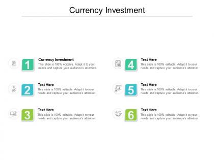 Currency investment ppt powerpoint presentation portfolio background image cpb